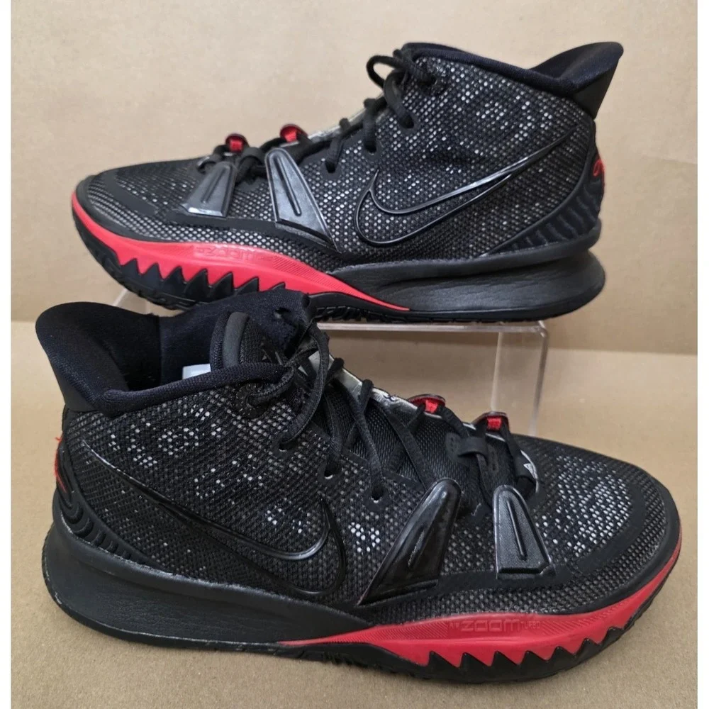 Nike Kyrie 7 (Size 7.5) Shoes Mens Mid Black Red